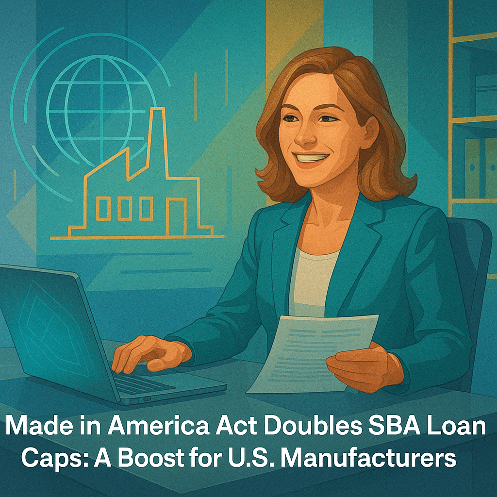 Made in America Act Doubles SBA Loan Caps: A Boost for U.S. Manufacturers Made in America Act Doubles SBA Loan Caps: A Boost for U.S. Manufacturers