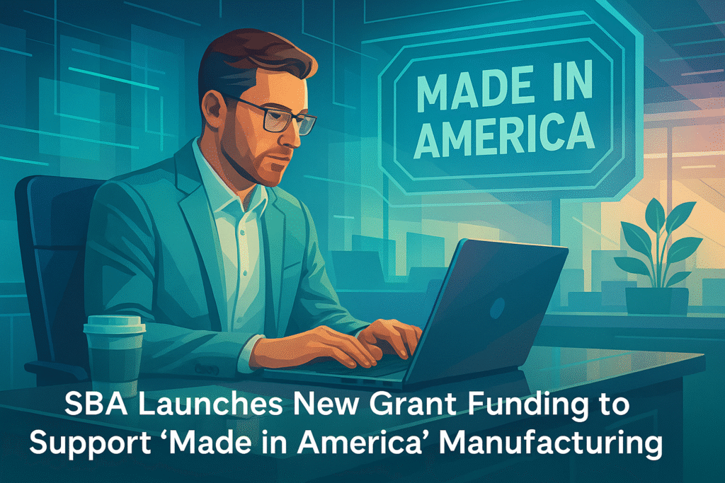 SBA Launches New Grant Funding to Support 'Made in America' Manufacturing SBA Launches New Grant Funding to Support 'Made in America' Manufacturing