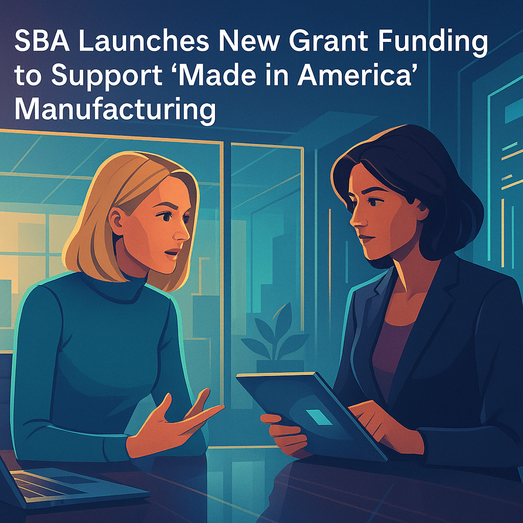 SBA Launches New Grant Funding to Support 'Made in America' Manufacturing