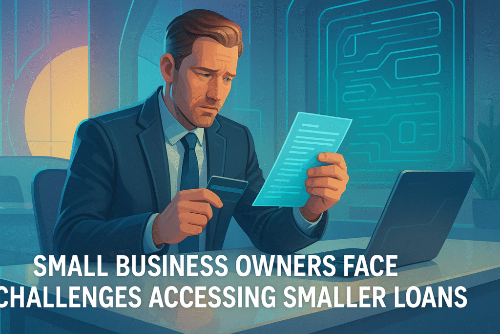 Small Business Owners Face Challenges Accessing Smaller Loans Small Business Owners Face Challenges Accessing Smaller Loans