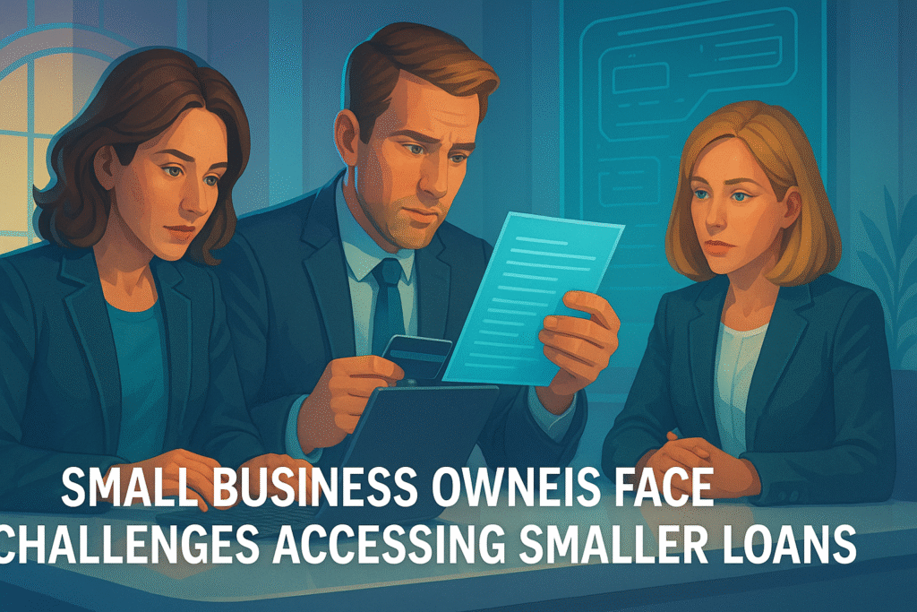 Small Business Owners Face Challenges Accessing Smaller Loans