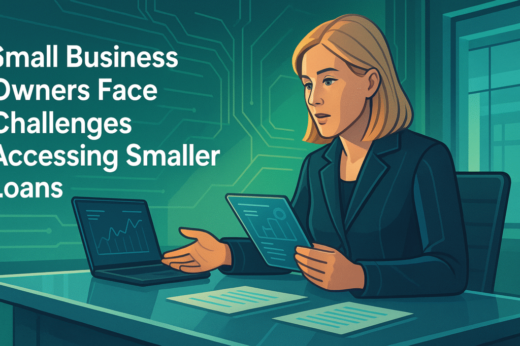 Small Business Owners Face Challenges Accessing Smaller Loans Small Business Owners Face Challenges Accessing Smaller Loans