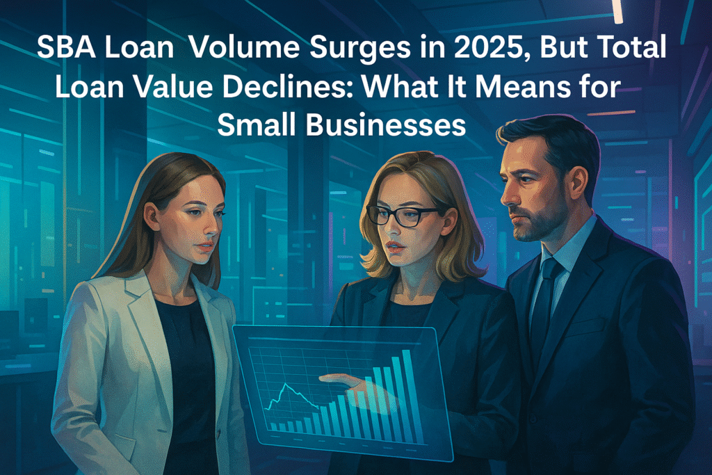 SBA Loan Volume Surges in 2025, but Total Loan Value Declines: What It Means for Small Businesses