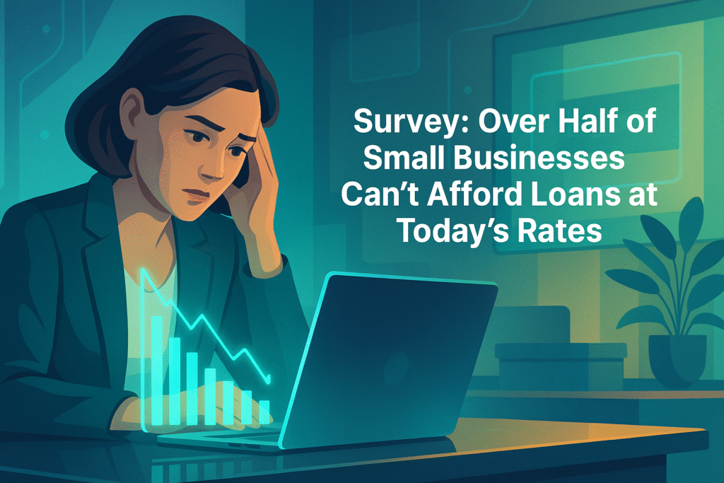 Survey: Over Half of Small Businesses Can’t Afford Loans at Today’s Rates Survey: Over Half of Small Businesses Can’t Afford Loans at Today’s Rates