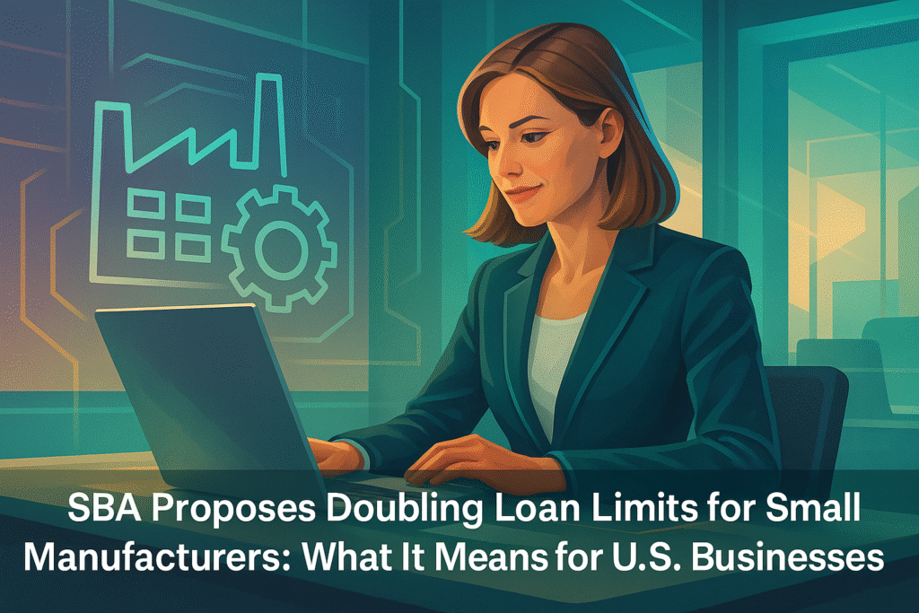 SBA Proposes Doubling Loan Limits for Small Manufacturers: What It Means for U.S. Businesses