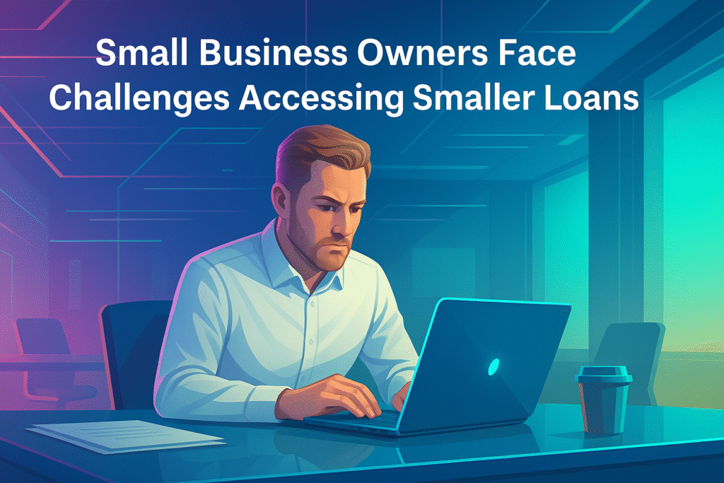 Small Business Owners Face Challenges Accessing Smaller Loans Small Business Owners Face Challenges Accessing Smaller Loans