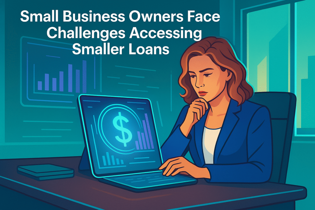 Small Business Owners Face Challenges Accessing Smaller Loans