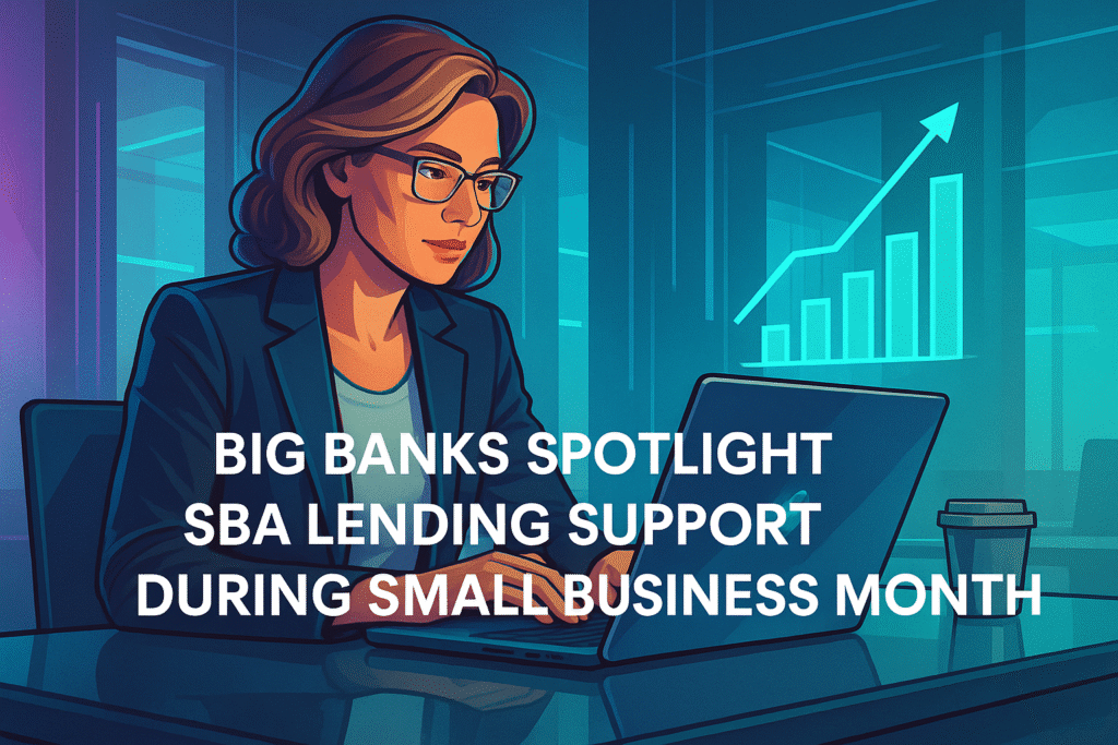 Big Banks Spotlight SBA Lending Support During Small Business Month Big Banks Spotlight SBA Lending Support During Small Business Month