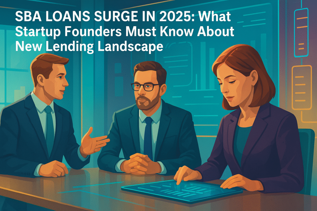 SBA Loans Surge in 2025: What Startup Founders Must Know About the New Lending Landscape