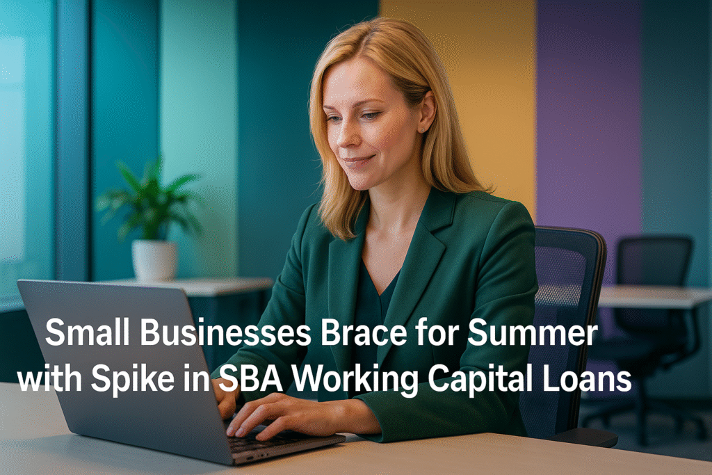 Small Businesses Brace for Summer with Spike in SBA Working Capital Loans
