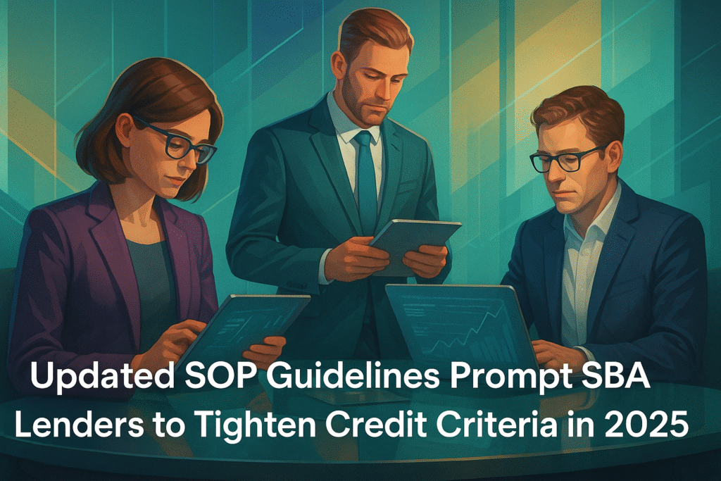 Updated SOP Guidelines Prompt SBA Lenders to Tighten Credit Criteria in 2025 Updated SOP Guidelines Prompt SBA Lenders to Tighten Credit Criteria in 2025