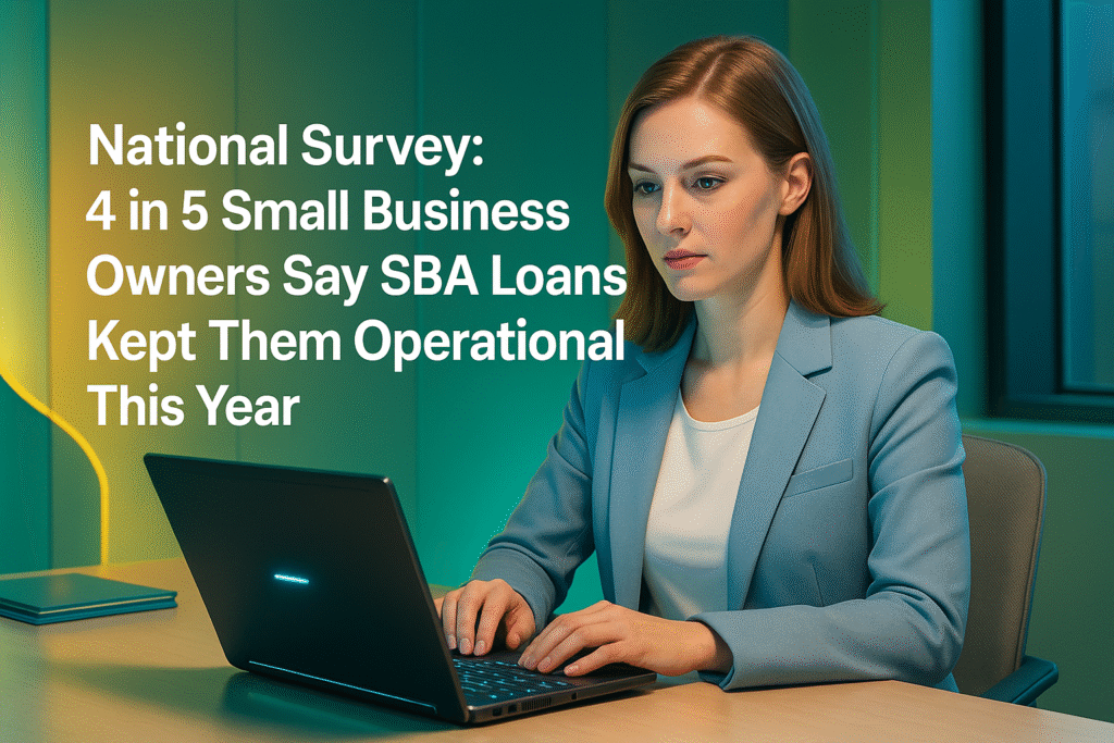 National Survey: 4 in 5 Small Business Owners Say SBA Loans Kept Them Operational This Year