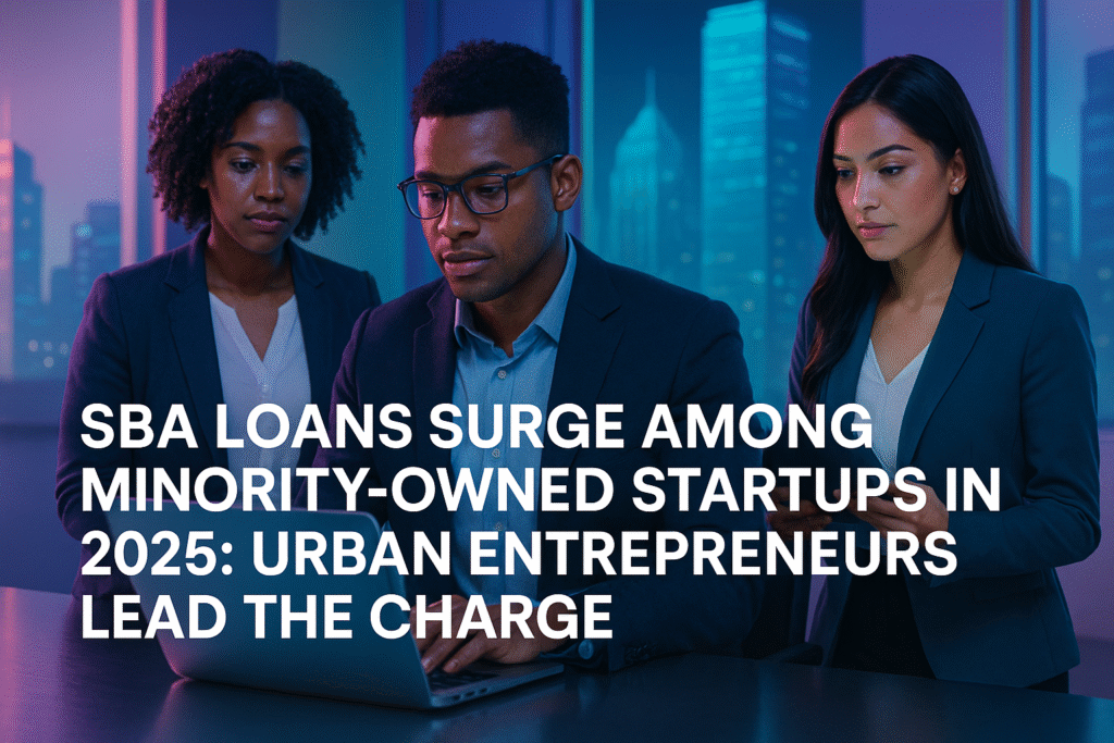 SBA Loans Surge Among Minority-Owned Startups in 2025: Urban Entrepreneurs Lead the Charge