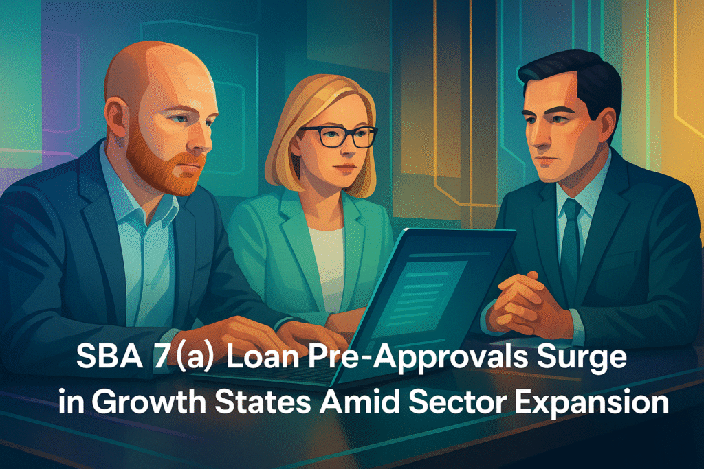 SBA 7(a) Loan Pre-Approvals Surge in Growth States Amid Sector Expansion